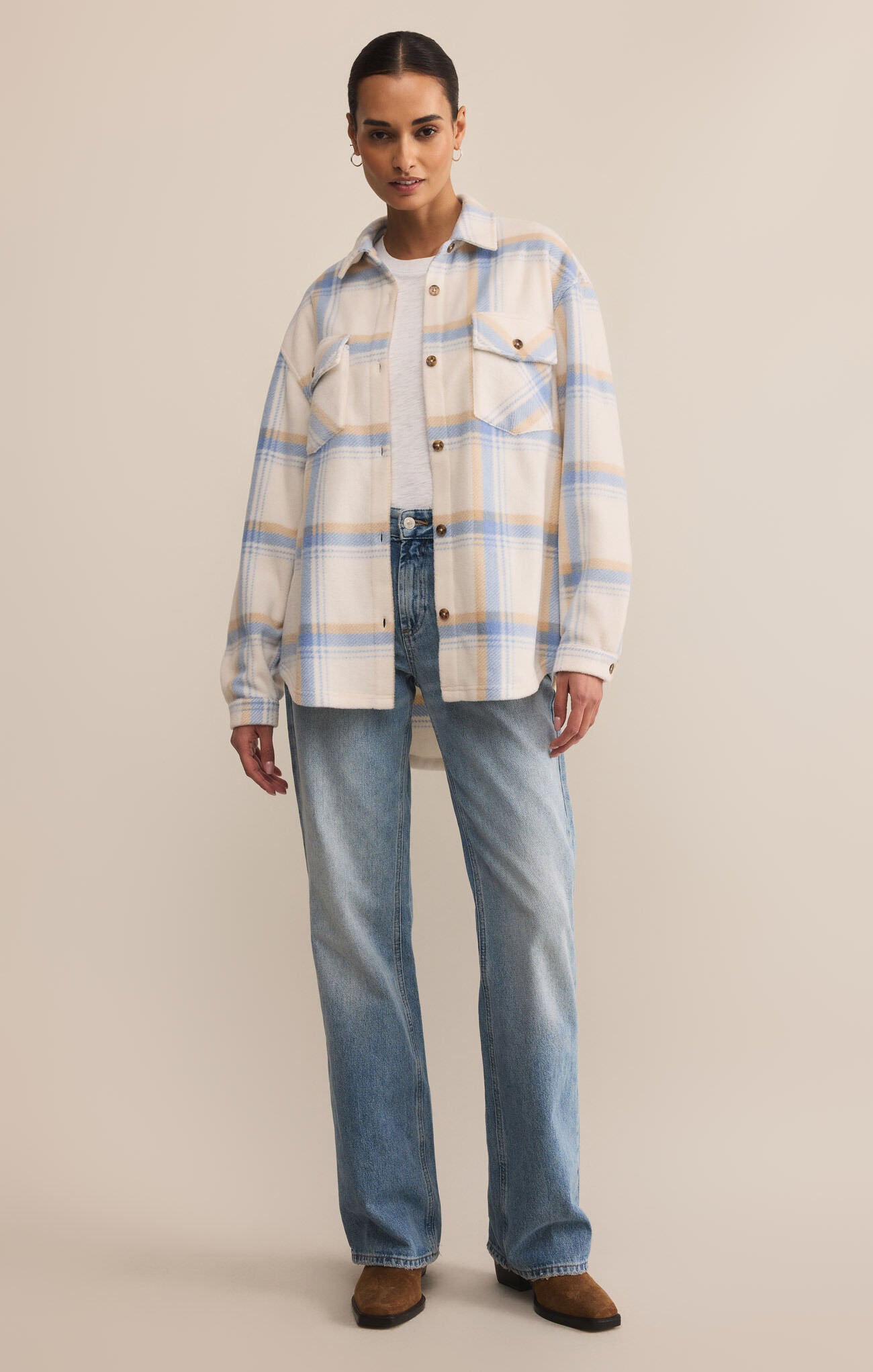 Hiker Two Tone Plaid Jacket