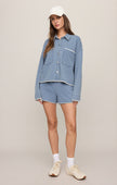 Denim Whipstitch Jacket