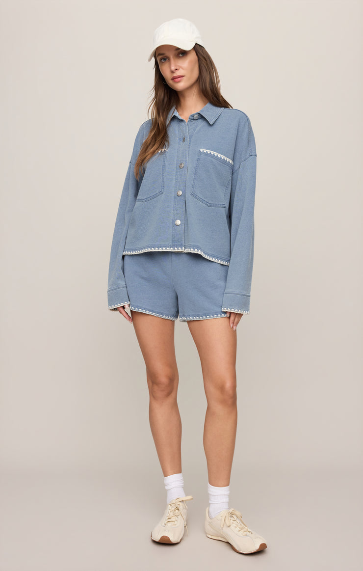 Denim Whipstitch Jacket