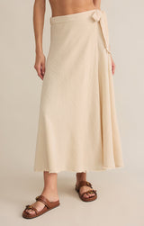 SALERNO WRAP MIDI SKIRT WOMENS Z SUPPLY