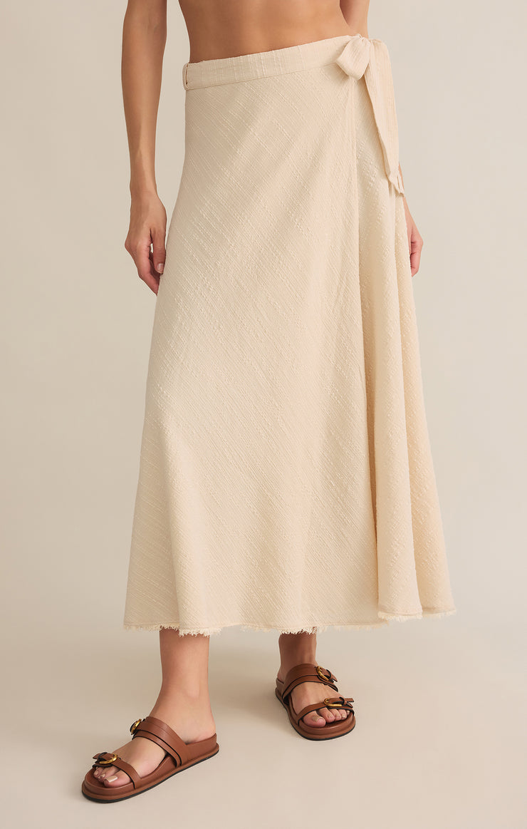 SALERNO WRAP MIDI SKIRT WOMENS Z SUPPLY