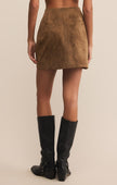 Ciera Faux Suede Mini Skirt