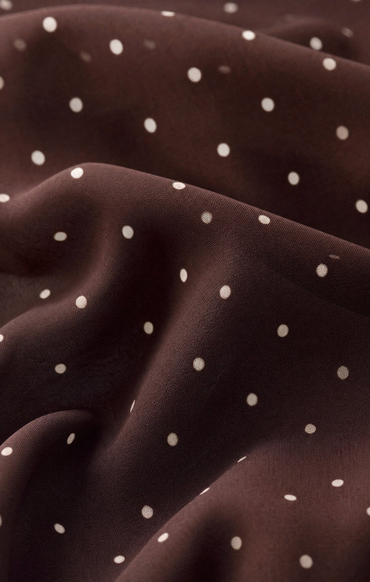 Polka Dot Midi Skirt