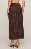 Polka Dot Midi Skirt