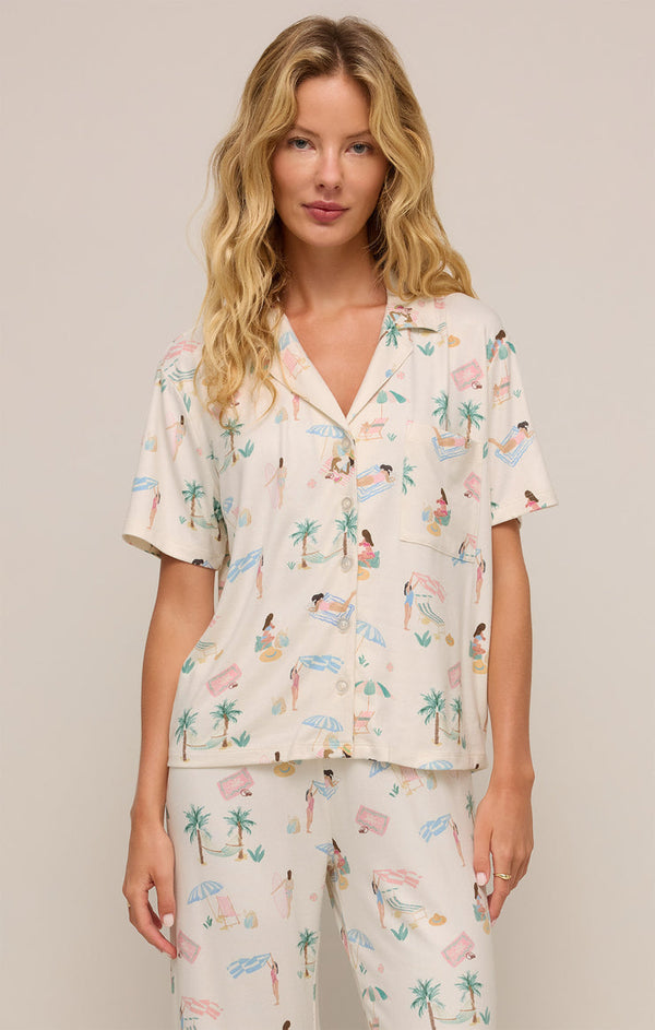 Beach Days PJ Top