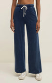 Women's knit denim pants