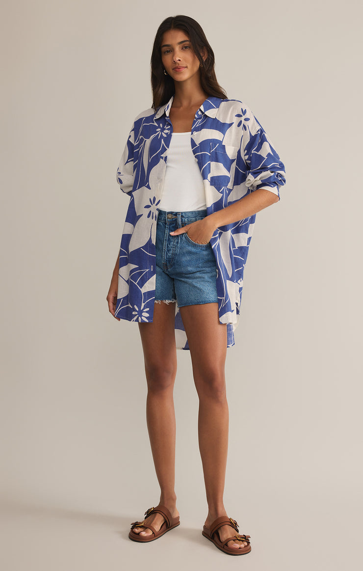 Tomas Madero Leaf Button Up