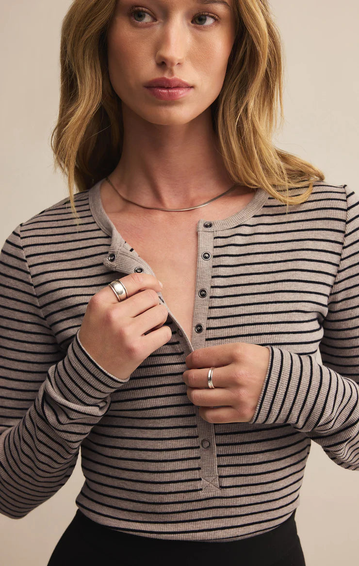 Stella Striped Henley