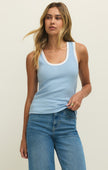 Sirena Contrast Rib Tank Top