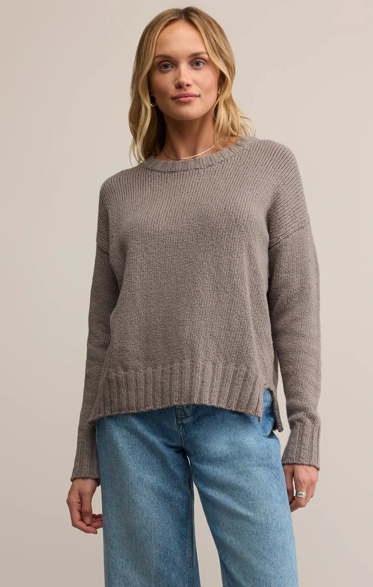 Women's textured knit sweater