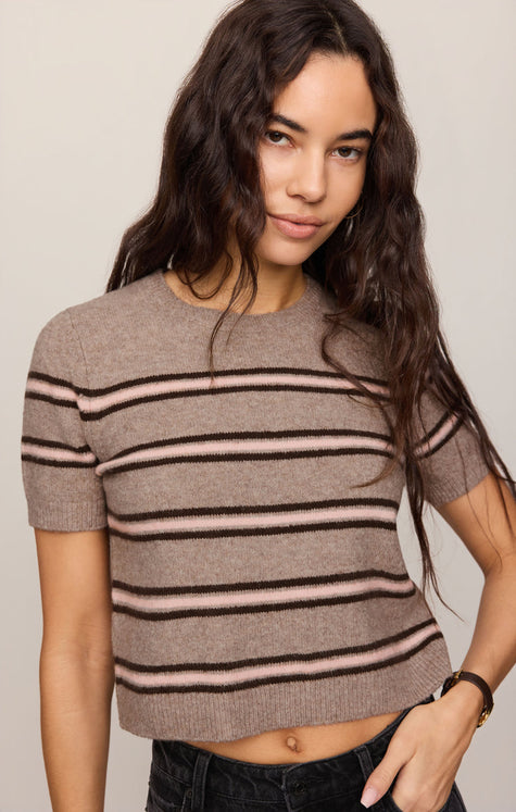 Stripe Sweater Tee