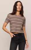 Sweaters Gatewood Stripe Sweater Tee Heather Ash z supply
