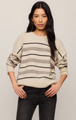 Sweaters Cirrus Stripe Sweater Chalk z supply 
