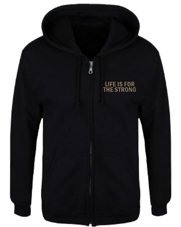 For The Strong Zip Hoodie