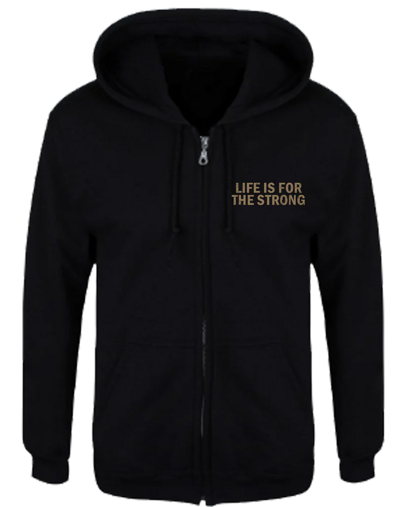 For The Strong Zip Hoodie