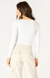 Adeline Exposed Seam Longsleeve - Distractions Clothing