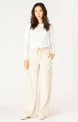 Adeline Exposed Seam Longsleeve - Distractions Clothing