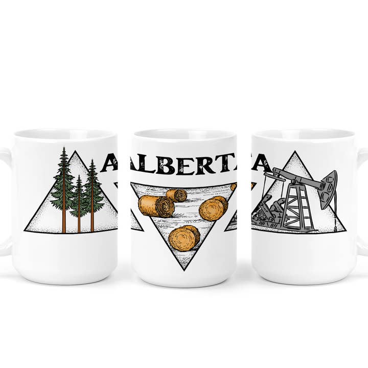 Alberta Triangle Mug - Distractions Clothing