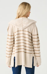 Alina Reversible Hooded Cardigan - Distractions Clothing