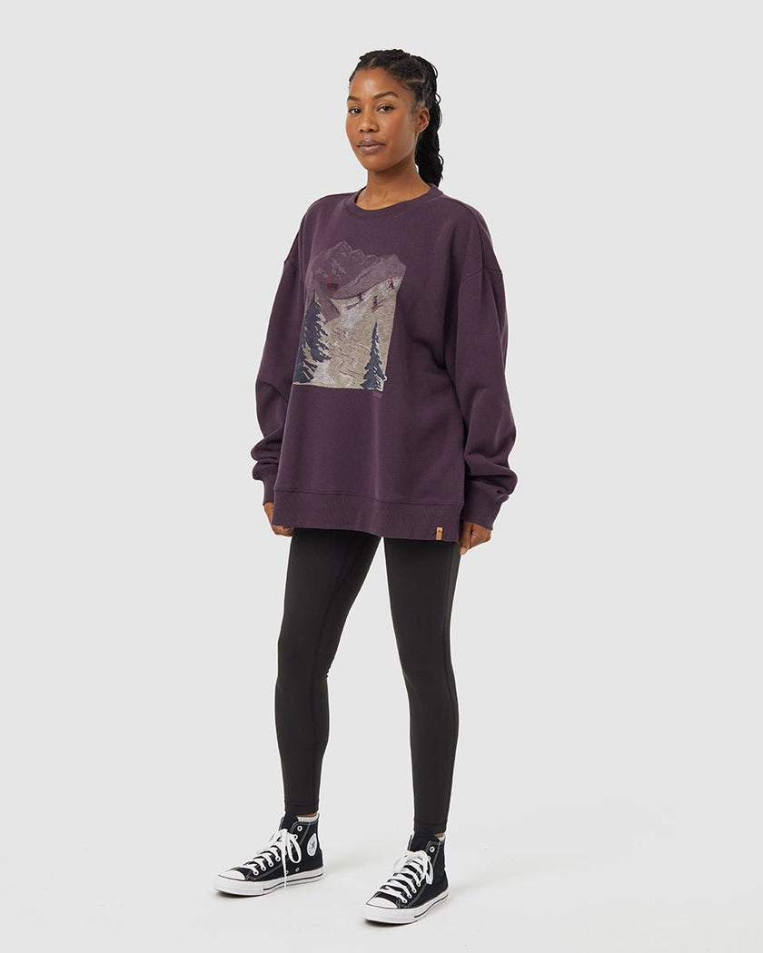 Alpine Oversized Crew - Distractions Clothing