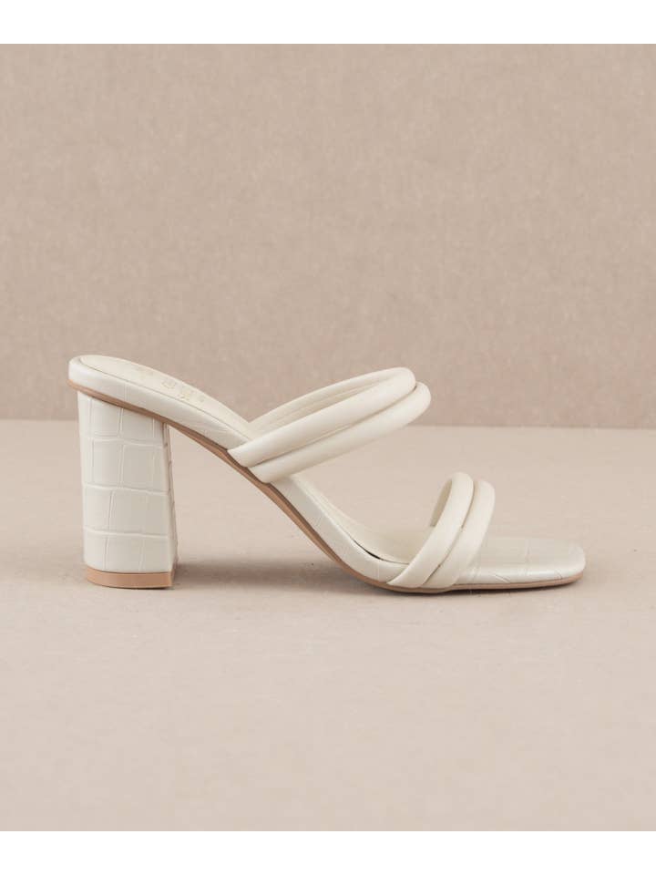 Angela Strappy Block Heel - Distractions Clothing