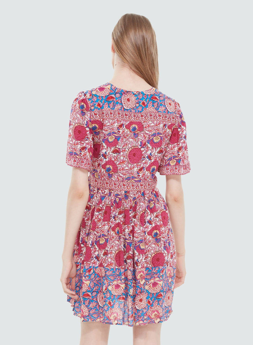 Ariana Floral Mini Dress - Distractions Clothing