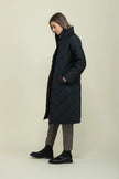 Arie Long Quilted Coat - Distractions Clothing