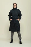 Arie Long Quilted Coat - Distractions Clothing