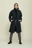 Arie Long Quilted Coat - Distractions Clothing