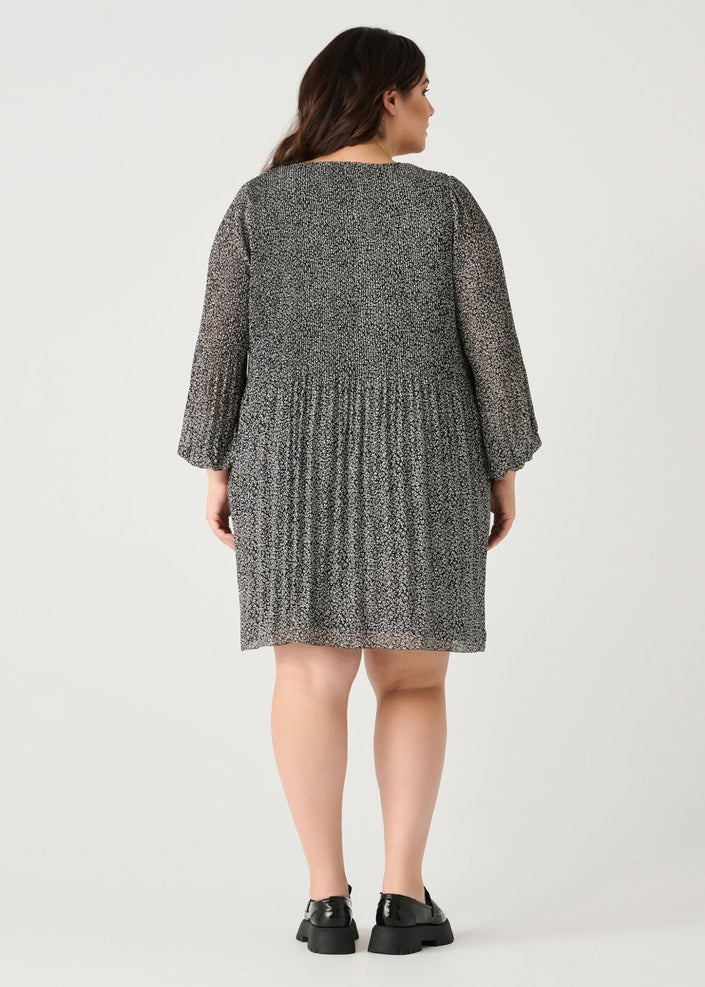 Athina Curvy Pleated Dress - Distractions Clothing