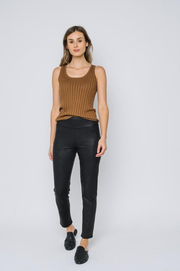 Audrey Faux Leather Pant - Distractions Clothing