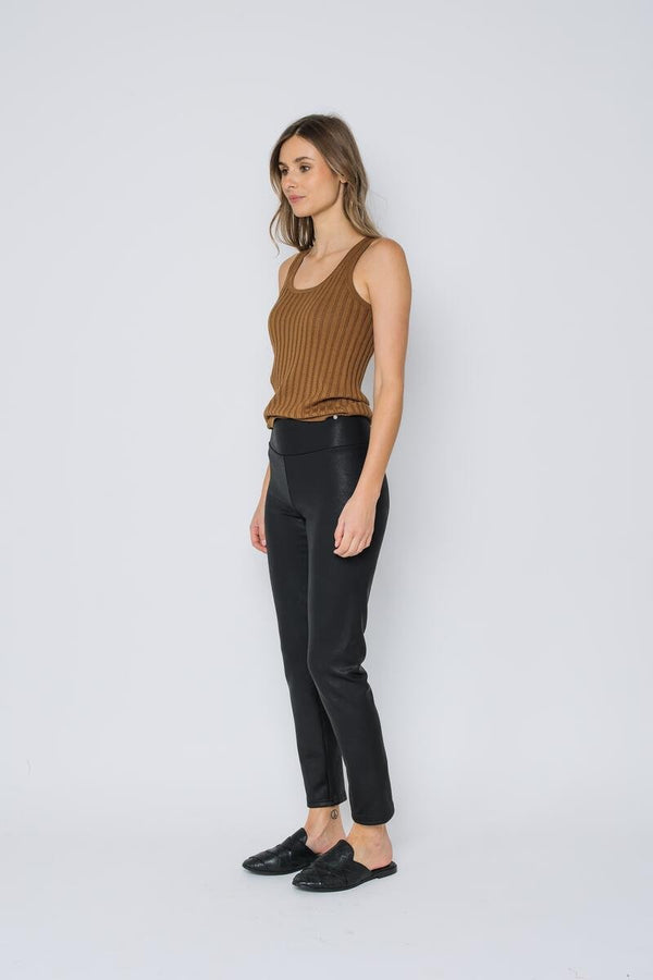 Audrey Faux Leather Pant - Distractions Clothing