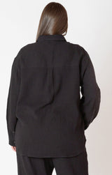 Ava Curvy Button Up Blouse - Distractions Clothing