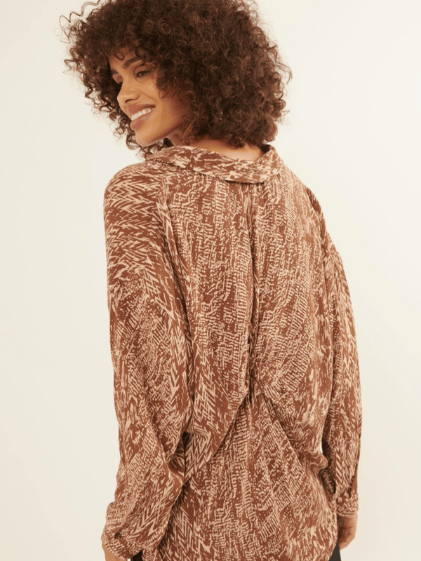 Aztec Blouse - Distractions Clothing
