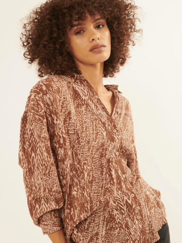 Aztec Blouse - Distractions Clothing