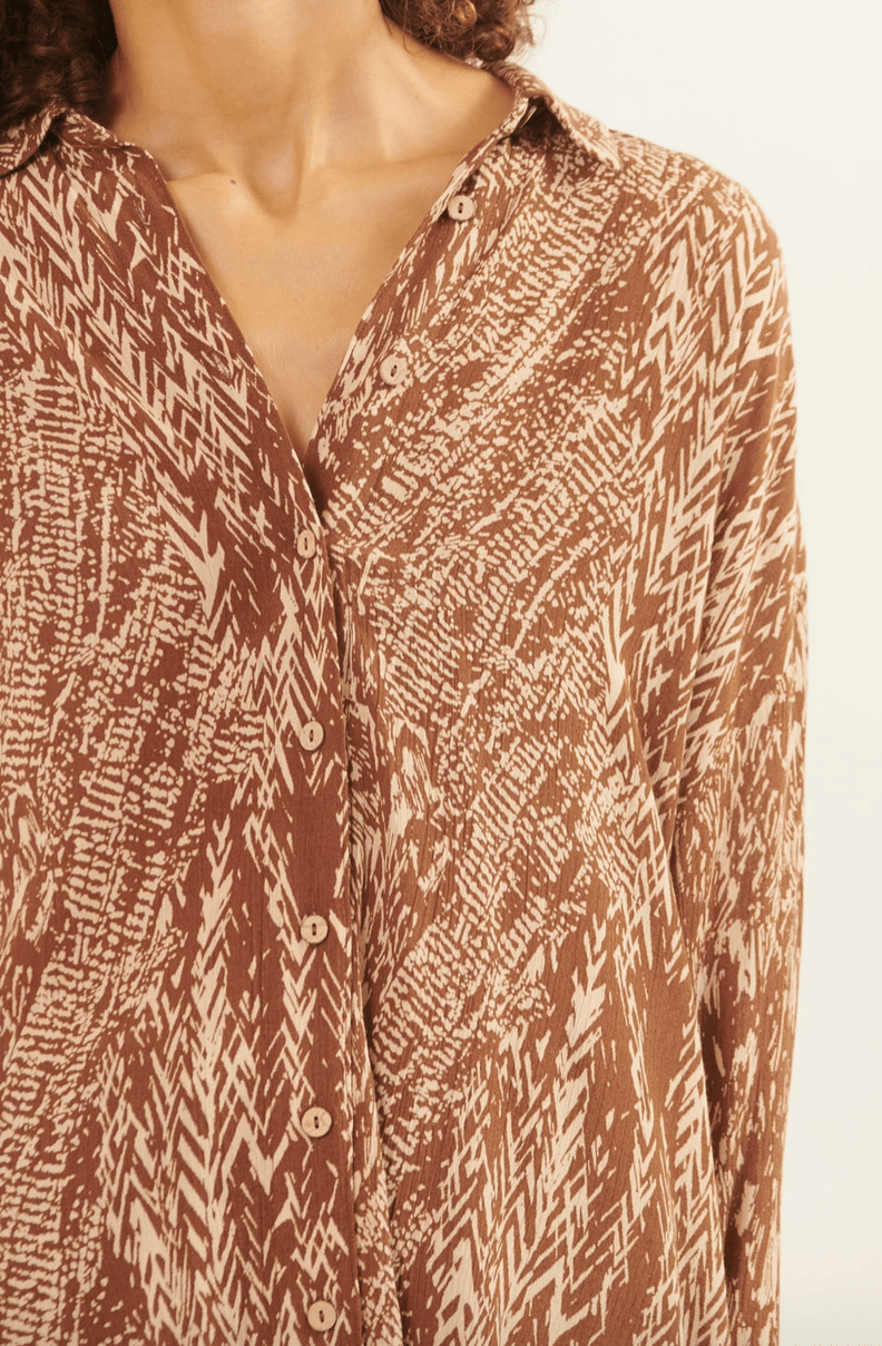Aztec Blouse - Distractions Clothing