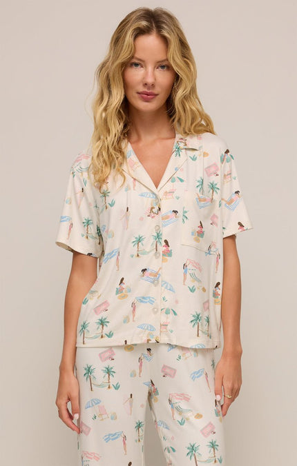 Beach Days PJ Top - Distractions Clothing