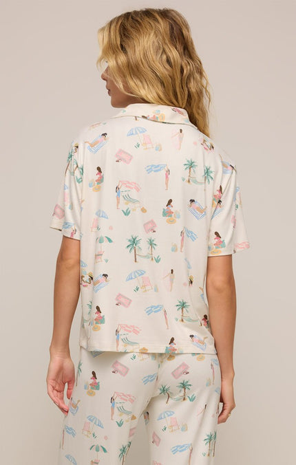 Beach Days PJ Top - Distractions Clothing