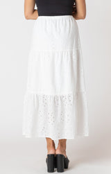 Belle Eyelet Maxi Skirt - Distractions Clothing