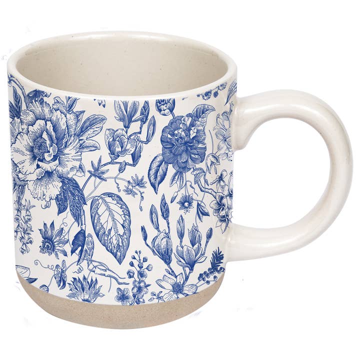 Blue Delft Stoneware Coffee Mug - Distractions Clothing