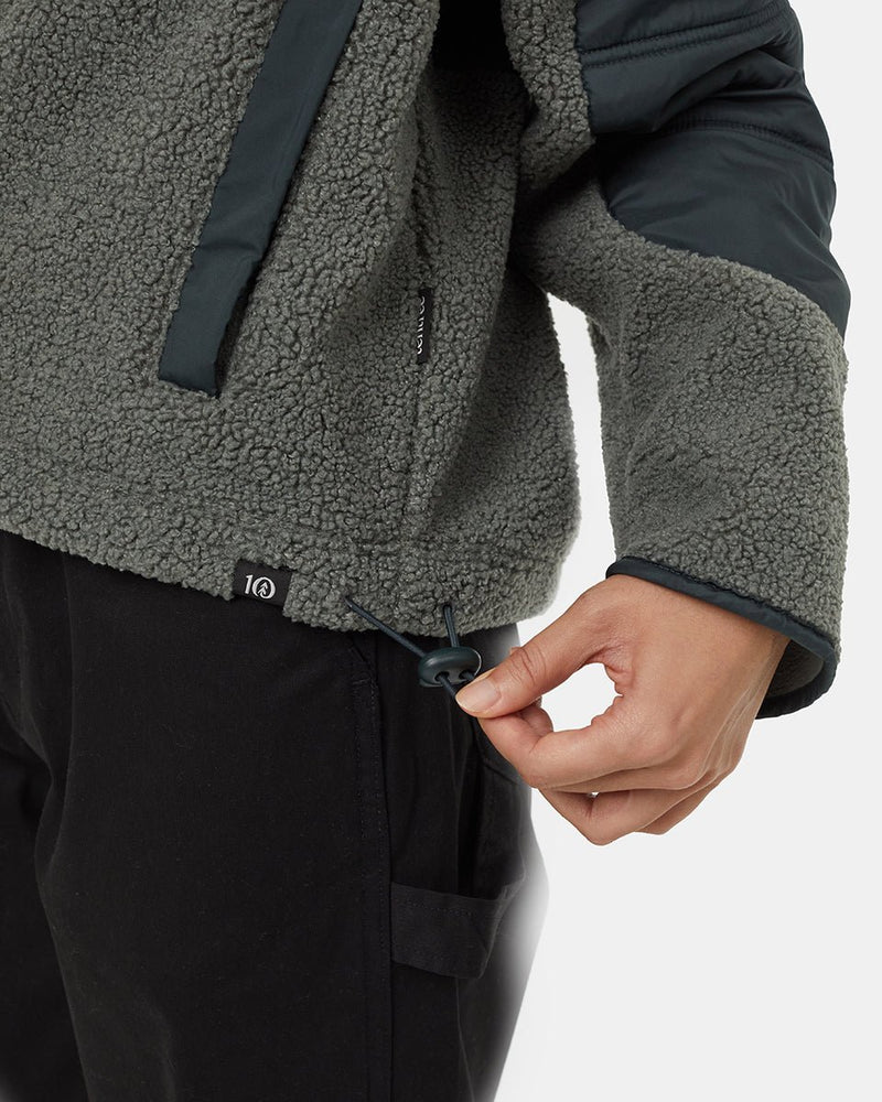 Boucle Full Snap Hoodie - Distractions Clothing