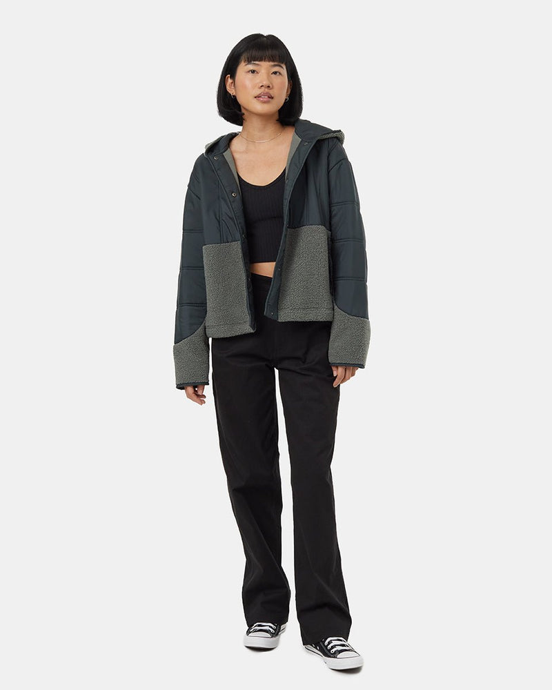 Boucle Full Snap Hoodie - Distractions Clothing