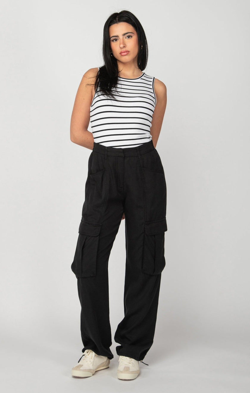 Brianna Parachute Cargo Pant - Distractions Clothing