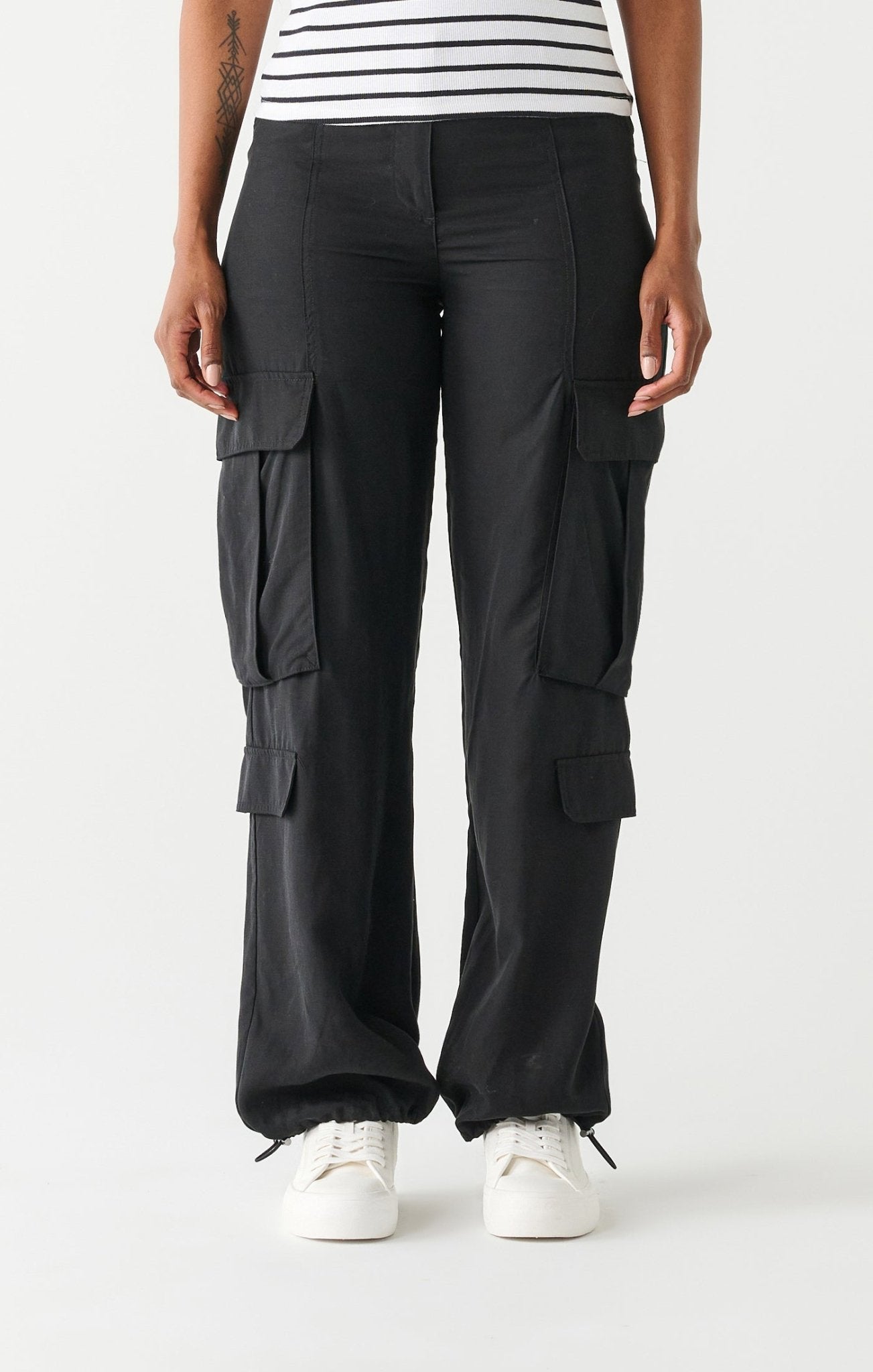 Brianna Parachute Cargo Pant - Distractions Clothing