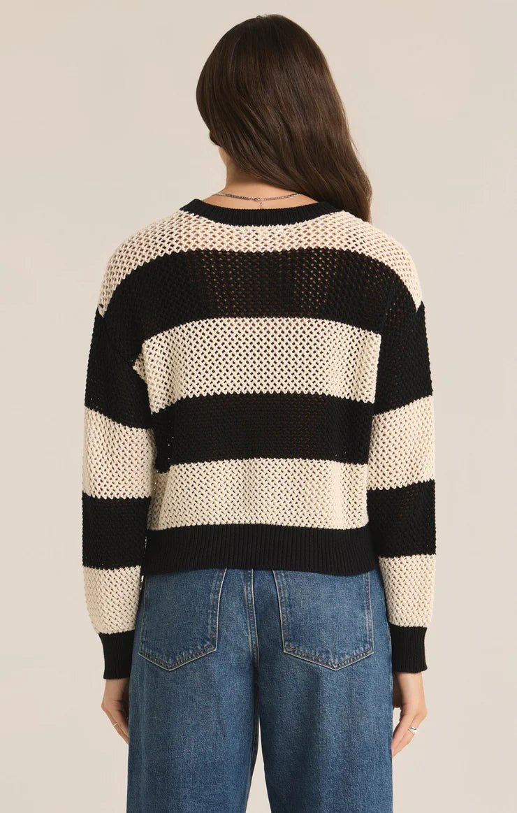Broadbeach Stripe Sweater - Distractions Clothing