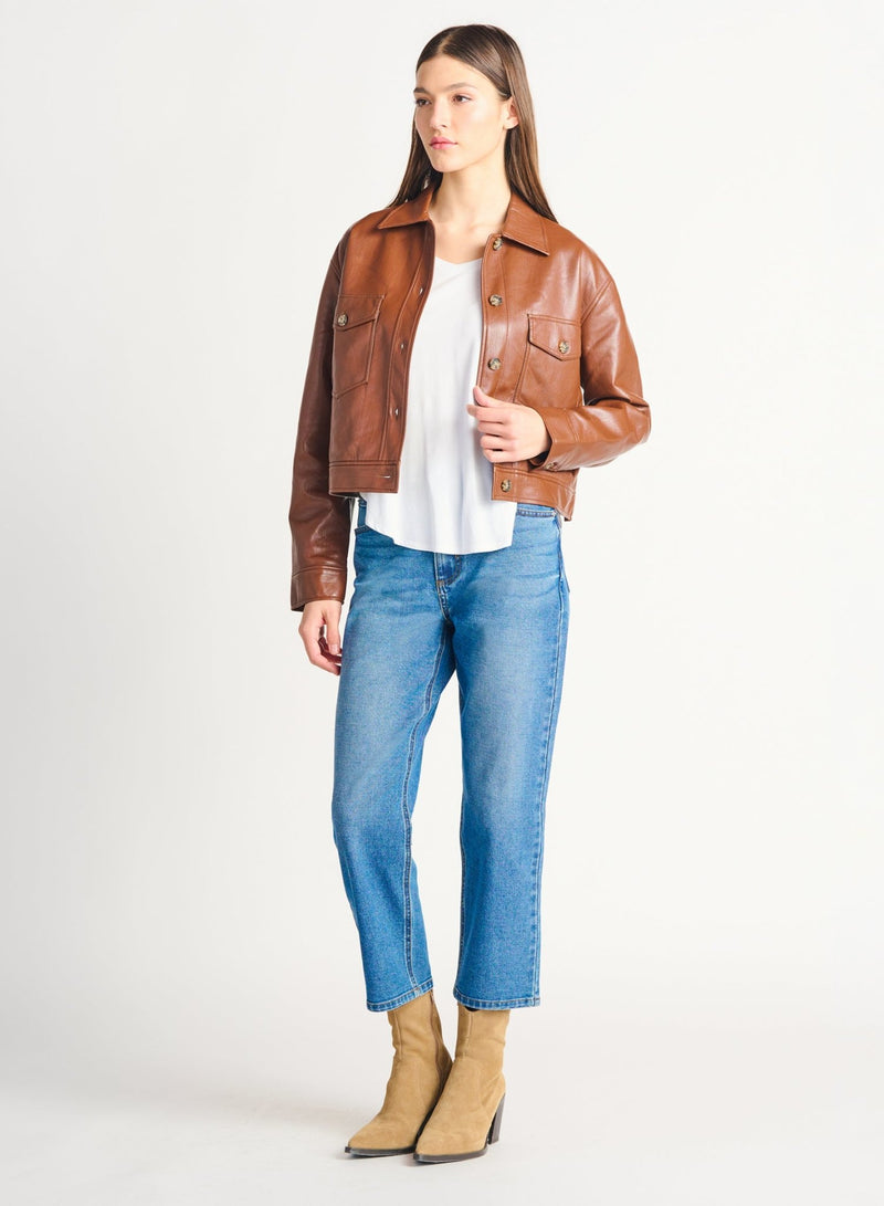 Camryn Leather Jacket - Distractions Clothing