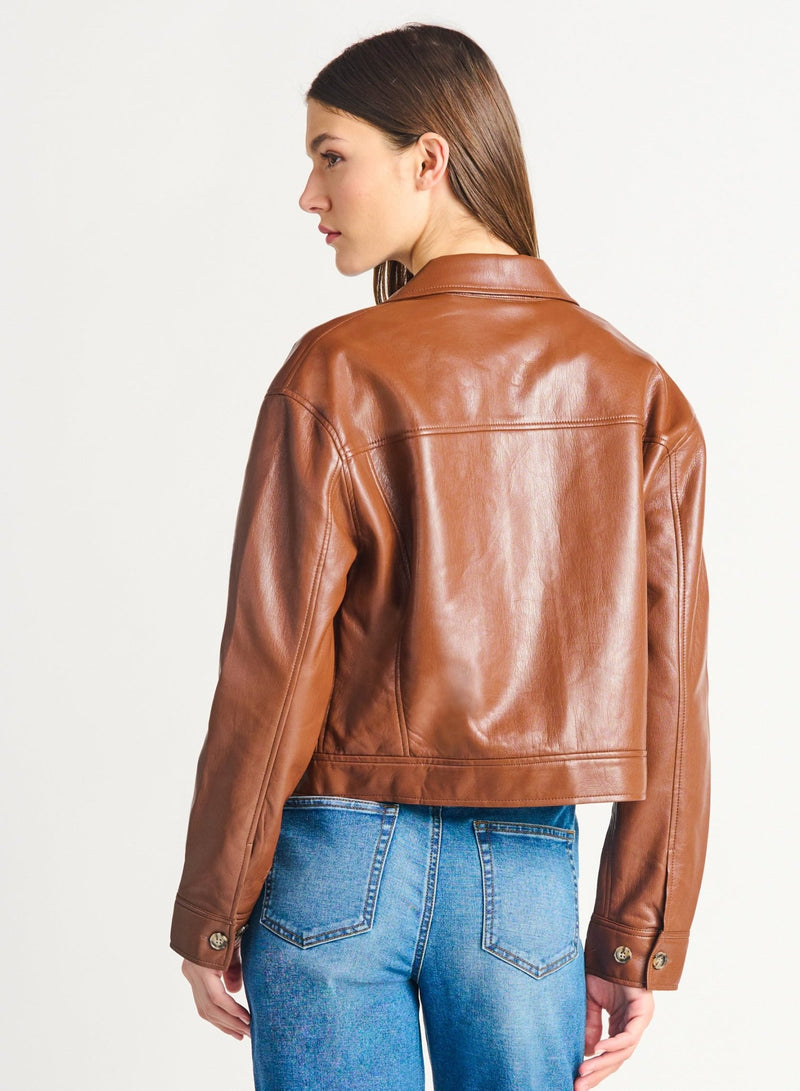 Camryn Leather Jacket - Distractions Clothing