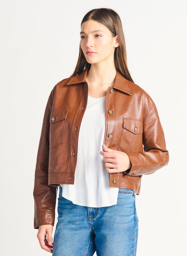 Camryn Leather Jacket - Distractions Clothing