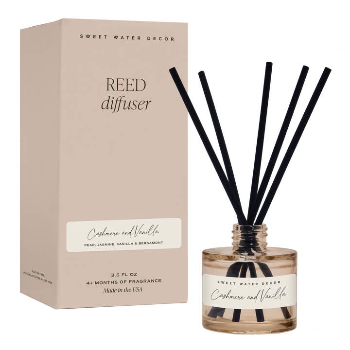 Cashmere & Vanilla Reed Diffuser - Distractions Clothing