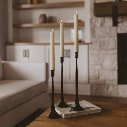 Cast Iron Taper Candle Holder - Distractions Clothing